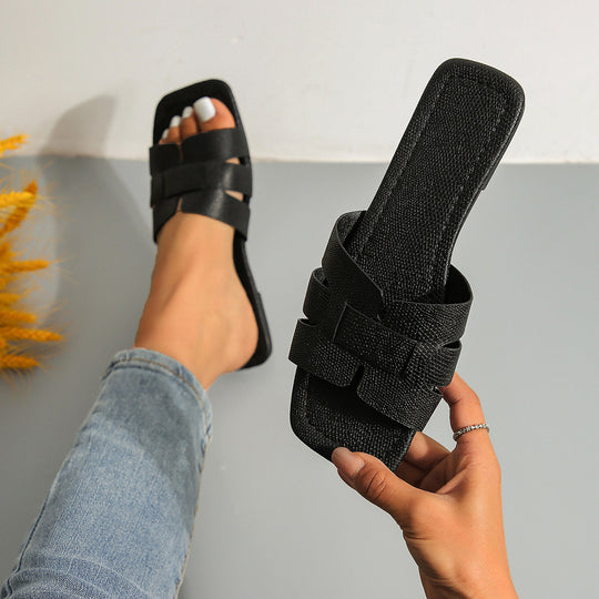 Damen Elegante Riemensandalen mit modischem Schnitt EB