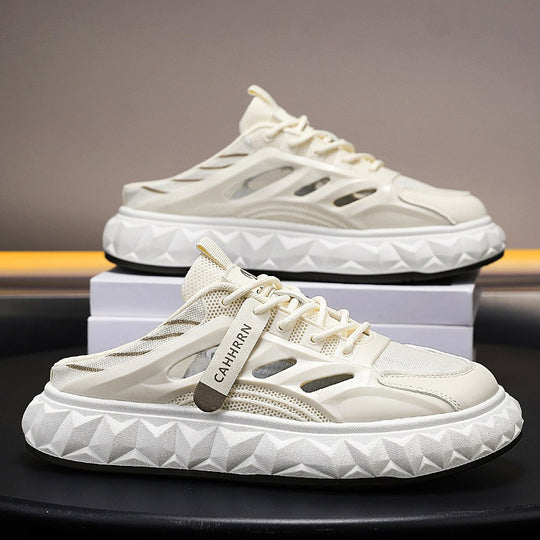 Damen Sportliche Sneakers mit atmungsaktiver Netzstruktur und rutschfester Sohle EB