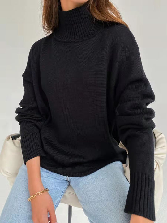 Damen modischer Rollkragenpullover EB