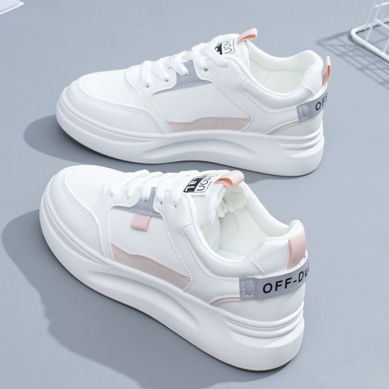 Damen Sportliche Sneakers mit leichtem Plateau EB