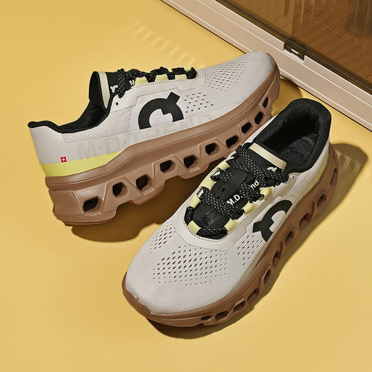 Unisex komfortable Performance-Laufschuhe mit extrahoher Dämpfung und belüftetem Mesh-Obermaterial EB