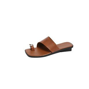 Damen modische Komfortslides mit elegantem Riemen EB