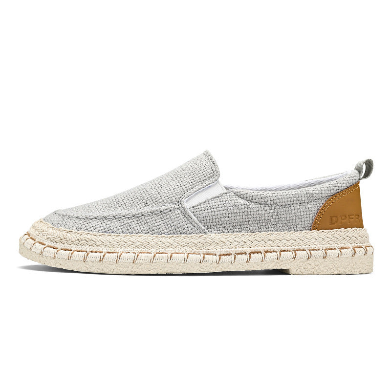 Damen Bequeme Slip-On Espadrilles mit elastischem Obermaterial und ökologischer Sohle EB