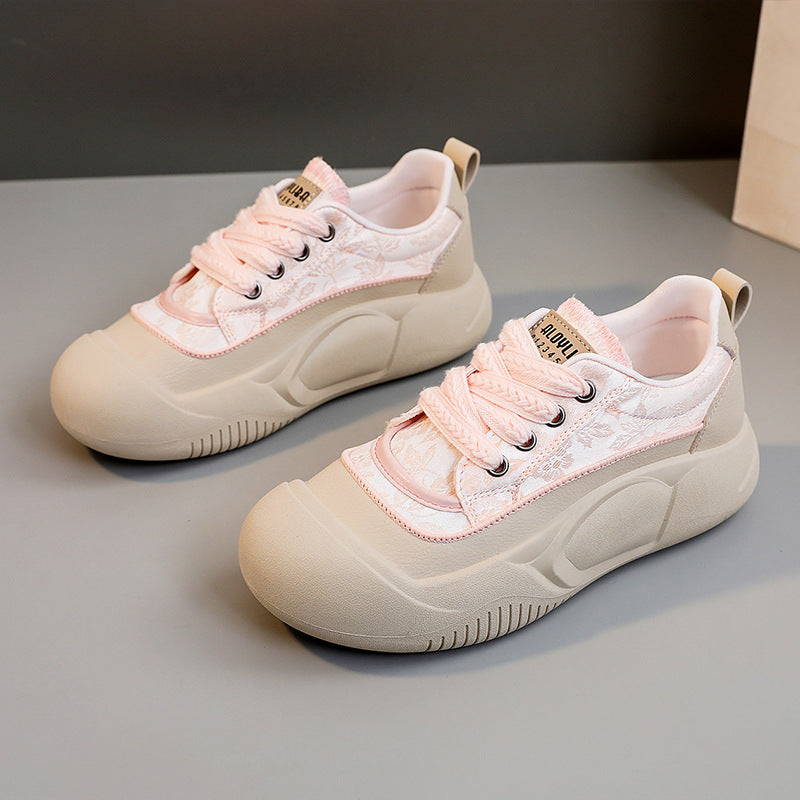 Damen modische komfortable Sneakers mit stoßdämpfendem Design EB