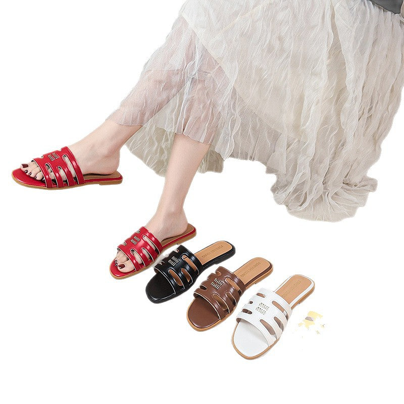 Damen offene Riemensandalen mit schnittigem Design EB