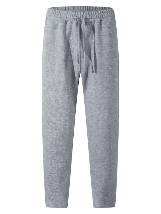 Herren lässige Jogginghose mit elastischem Bund und strukturiertem Design EB