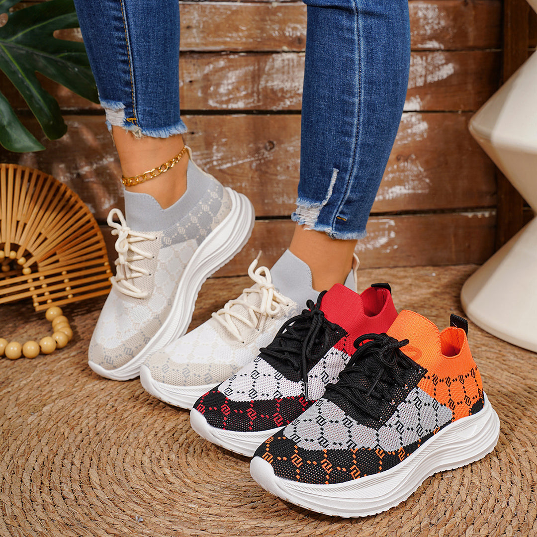 Damen Sportliche High-Performance Sneakers EB