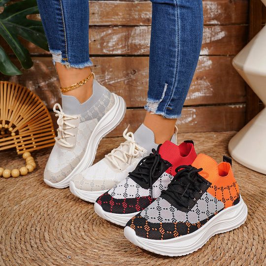 Damen Sportliche High-Performance Sneakers EB