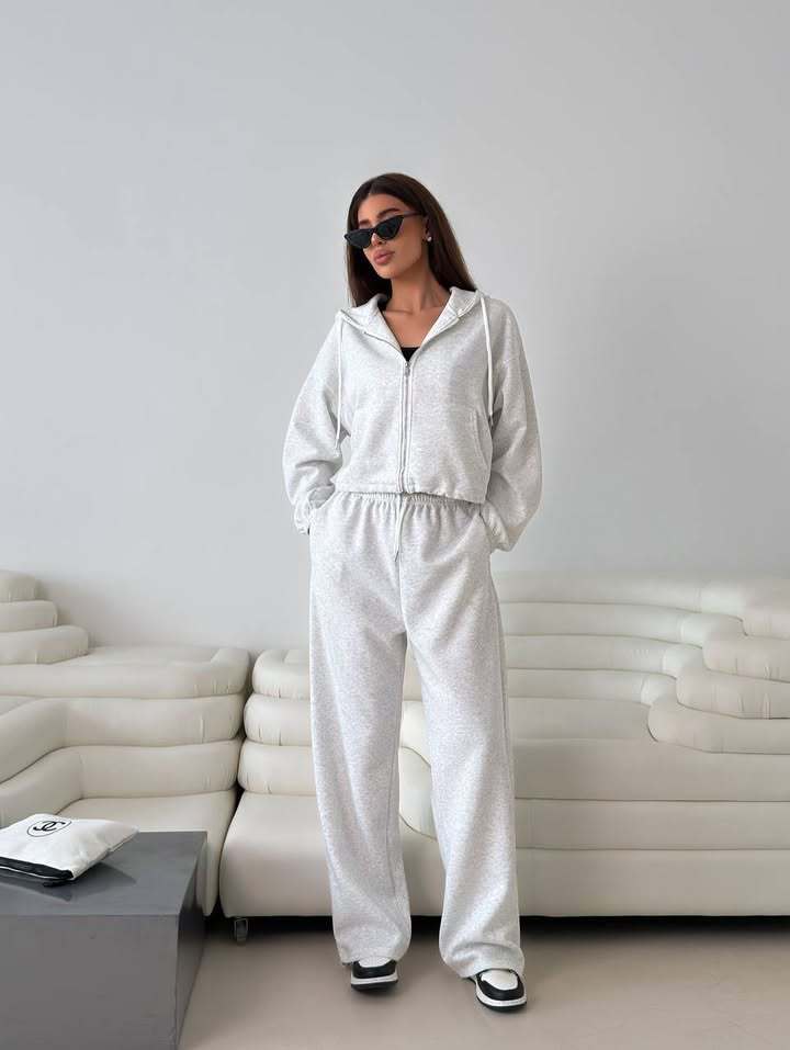 Damen lässige Kapuzenjacke mit hohem Kragen und Reißverschluss EB