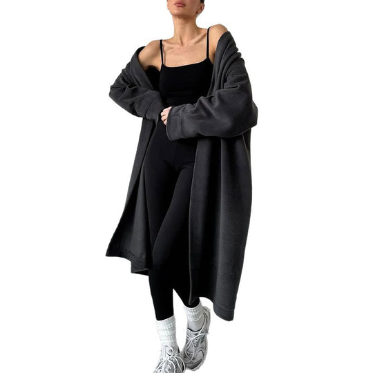 Damen Kuscheliger Oversize-Mantel EB