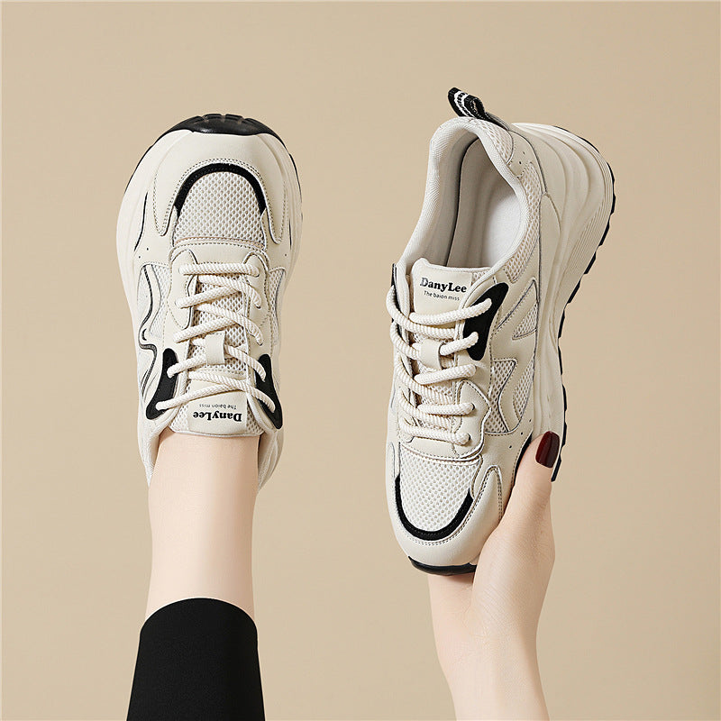 Damen Sportliche Lifestyle-Sneaker mit atmungsaktivem Mesh und dämpfender Sohle EB