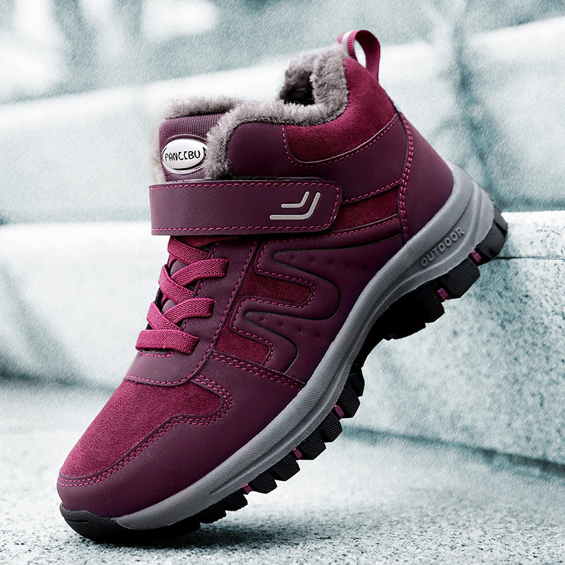 Damen Isolierte Winterwanderschuhe mit rutschfester Sohle und warmem Innenfutter EB