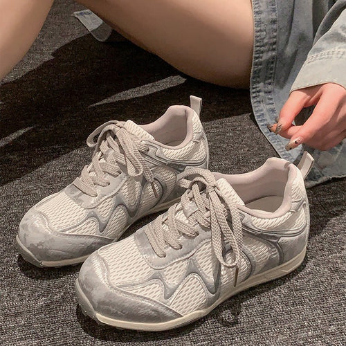 Damen Atmungsaktive Freizeit-Sneaker mit flexiblem Obermaterial EB