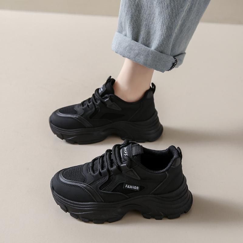 Damen Komfortable Chunky Sneakers mit dämpfender Sohle EB