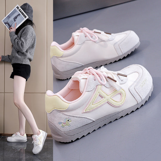 Damen modische Sneakers mit atmungsaktivem Obermaterial und sportlichem Komfort EB