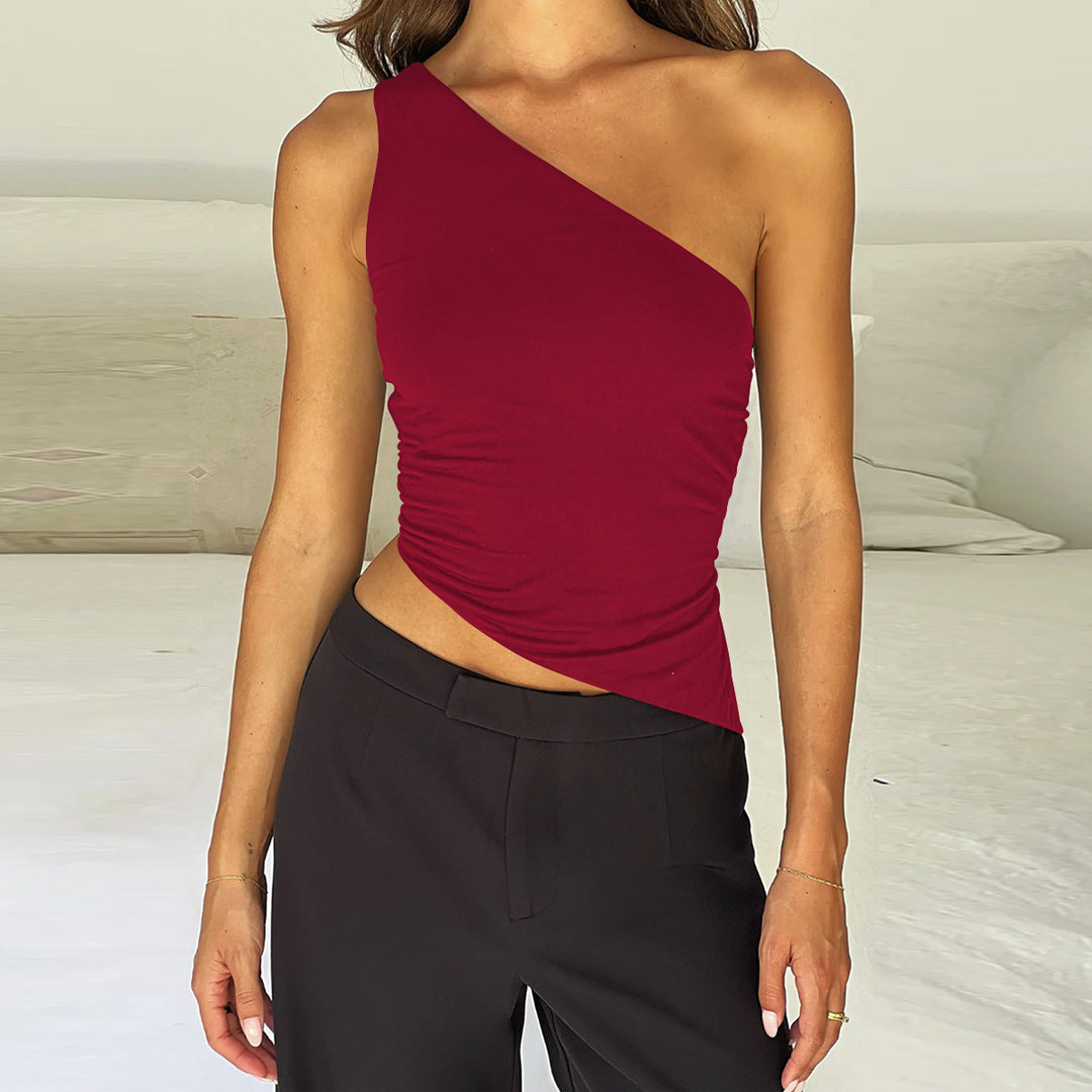 Damen asymmetrisches Top EB