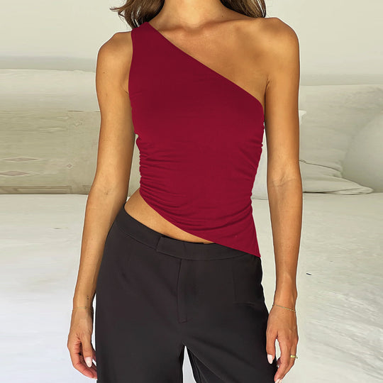 Damen asymmetrisches Top EB