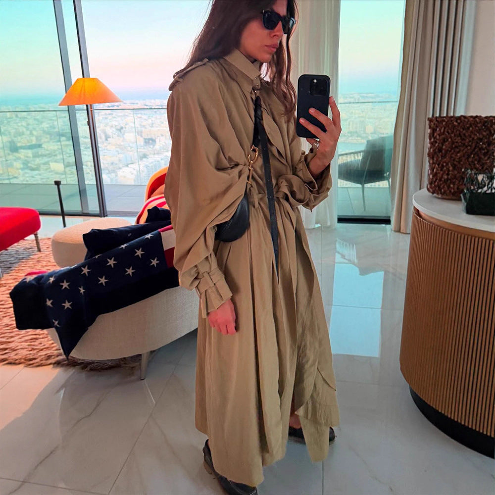 Damen Oversized Trenchcoat EB