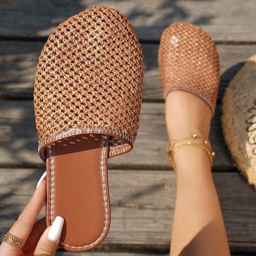 Damen elegante Clogs aus atmungsaktivem Material EB