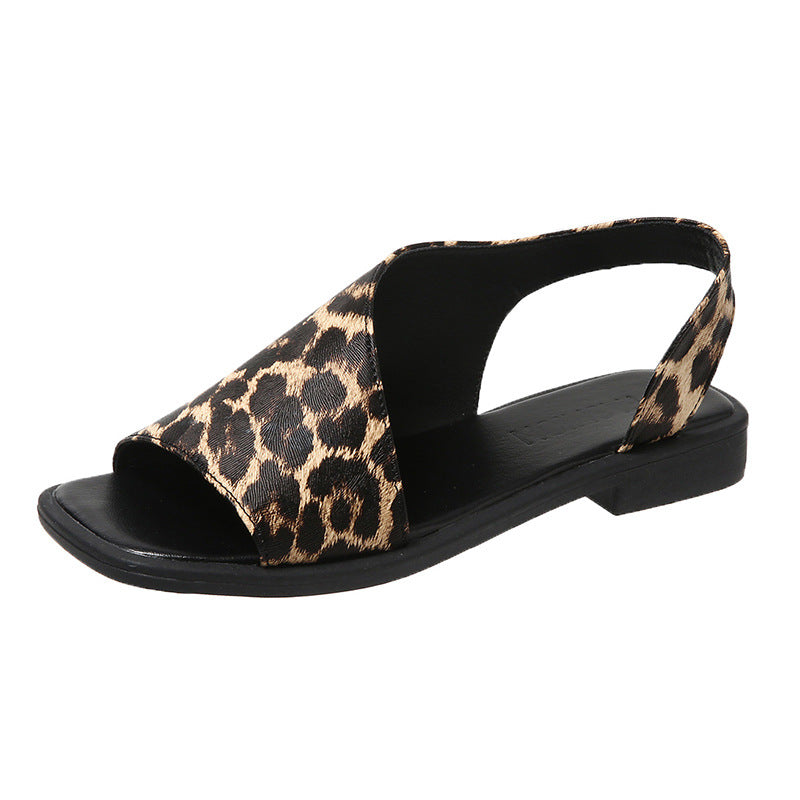 Damen Offene Zehentrenner-Sandalen mit modischem Design und atmungsaktiver Obermaterialstruktur EB