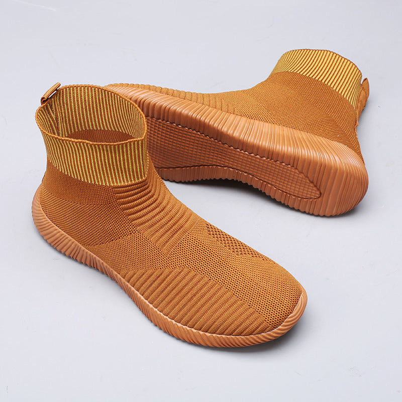 Damen High-Performance Stricksocken Sneakers EB