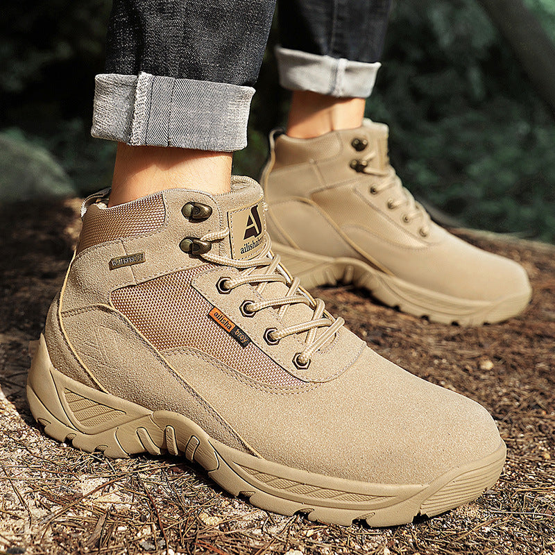 Herren wasserfeste Wanderschuhe mit rutschfester Sohle und komfortabler Polsterung EB