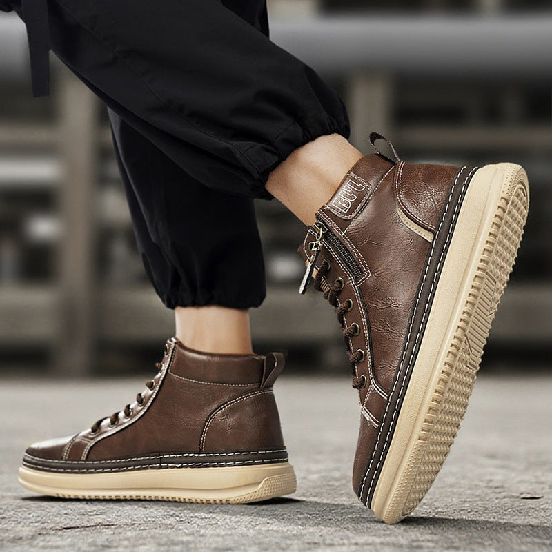 Herren Robuste Schnürboots mit isolierter Fütterung und rutschfester Sohle EB