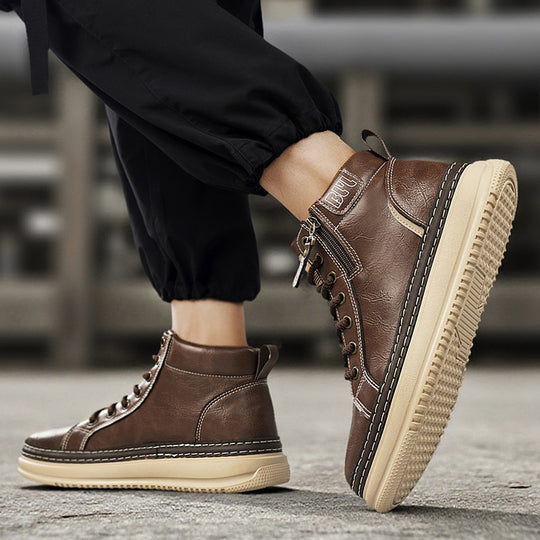 Herren Robuste Schnürboots mit isolierter Fütterung und rutschfester Sohle EB