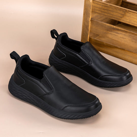 Damen Bequeme Slip-On Sneakers mit rutschfester Sohle EB