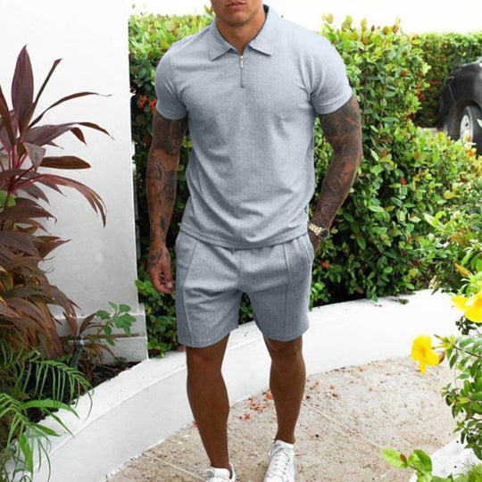 Herren Poloshirt und Shorts Set EB