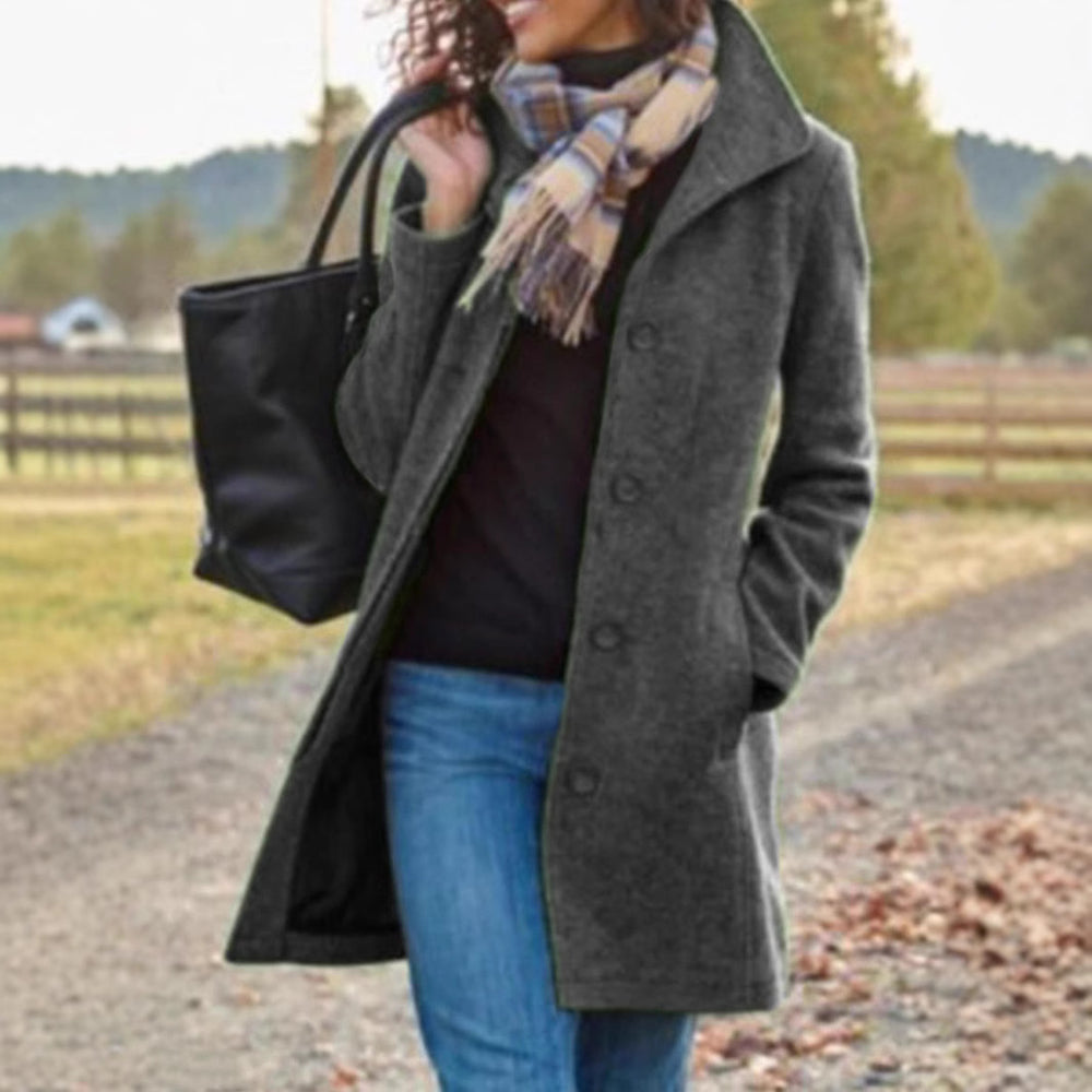 Damen eleganter Wollmantel EB