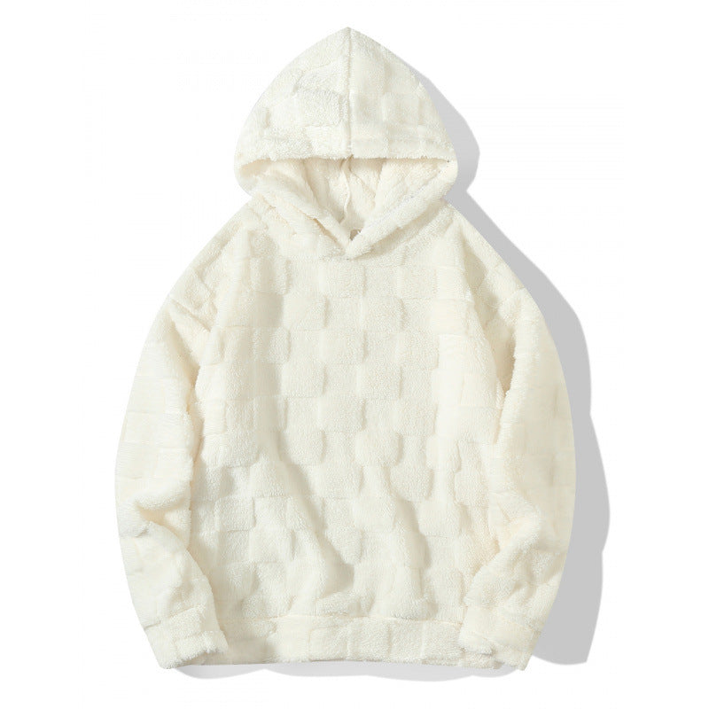 Damen Kuscheliger Fleece-Hoodie mit strukturiertem Design und Kapuze EB