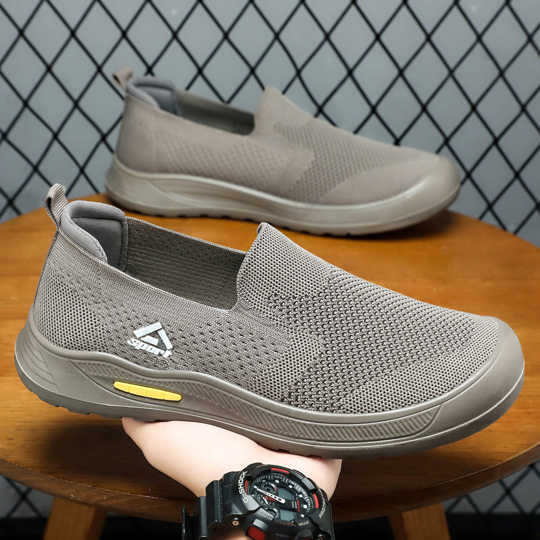 Damen atmungsaktive Slip-On Sportschuhe mit rutschfester Sohle EB
