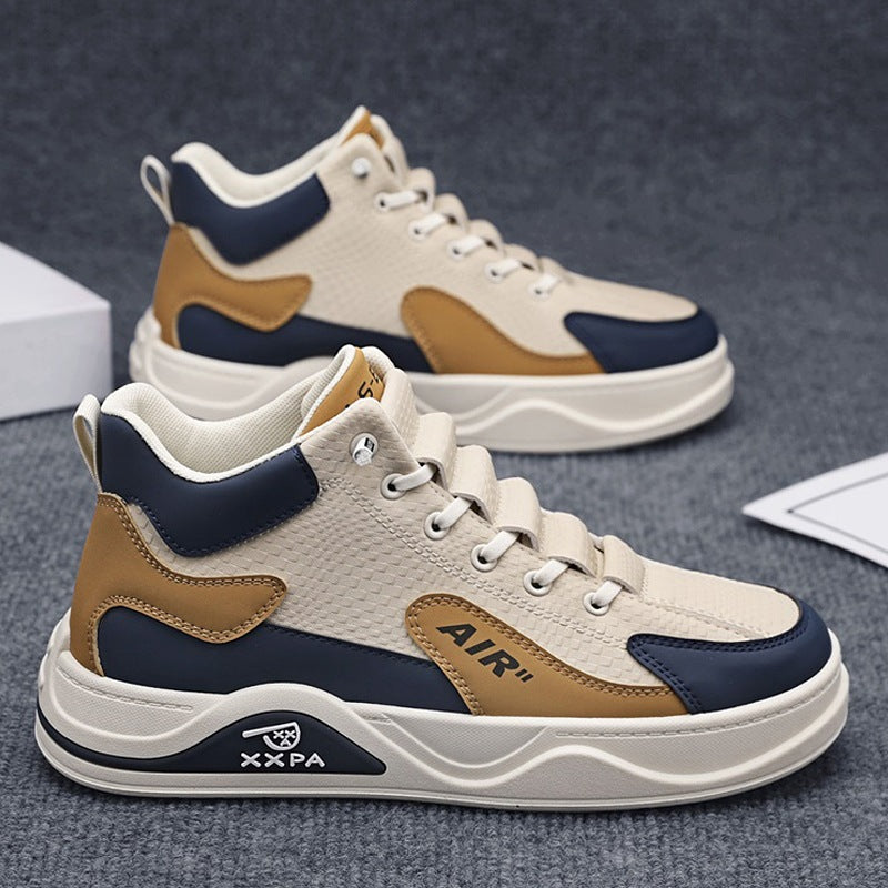 Herren Sportliche High-Top Sneakers mit rutschfester Sohle und atmungsaktivem Obermaterial EB