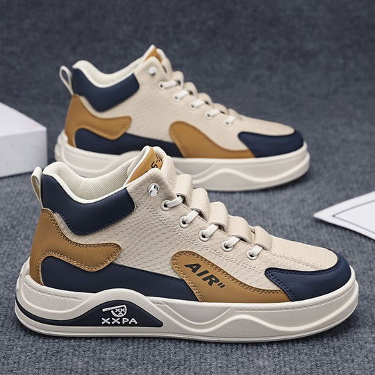 Herren Sportliche High-Top Sneakers mit rutschfester Sohle und atmungsaktivem Obermaterial EB