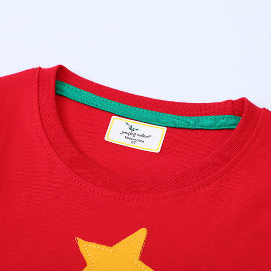 Mädchen Langarmkleid mit festlichem Weihnachtsbaum-Motiv EB