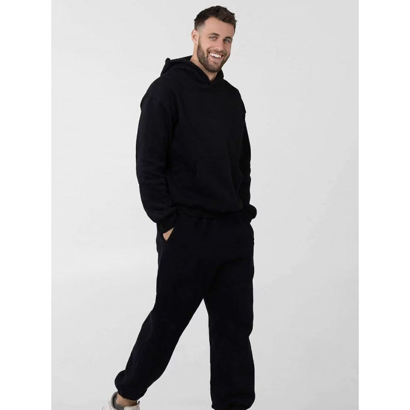 Damen nan oversized Kapuzenpullover mit Kängurutasche und weichem Fleece-Innenfutter EB