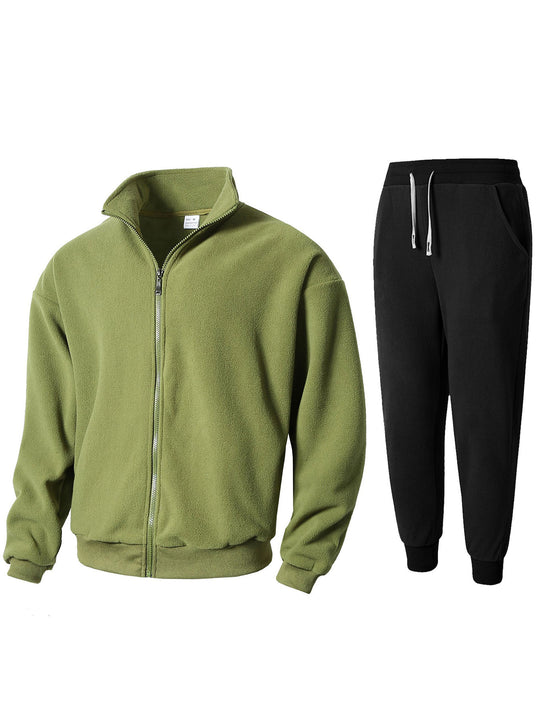 Herren Fleecejacke und Jogginghose Set EB