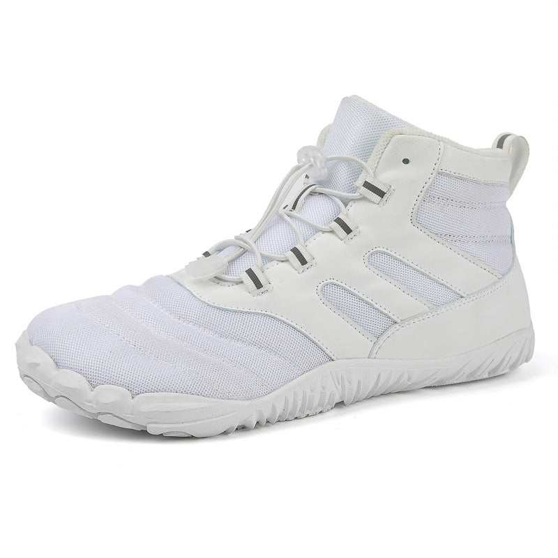 Unisex nan knöchelhoher barfußähnlicher Wassersportschuh mit Schnellzug-Schnürung und flexibler Profilsohle EB