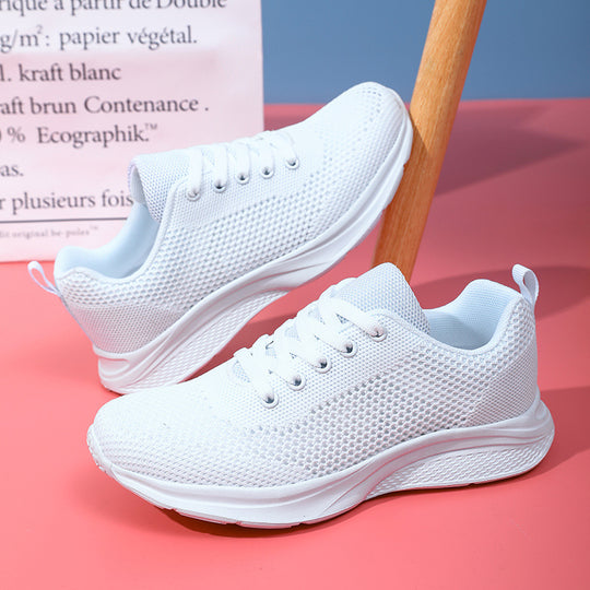 Damen Leichte Laufschuhe mit atmungsaktivem Mesh-Obermaterial und flexibler Sohle EB
