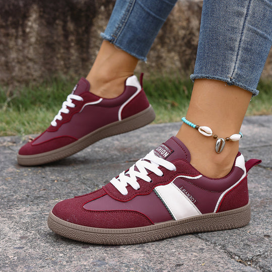 Damen Freizeitsneaker mit sportlichem Design und rutschfester Sohle EB