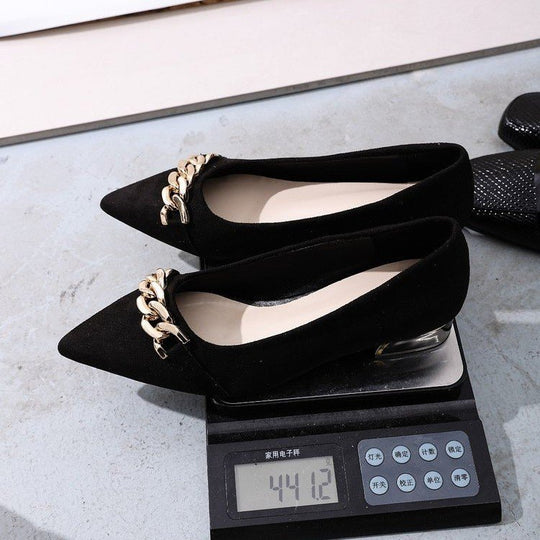 Damen Elegante Ballerinas mit funkelndem Detail EB