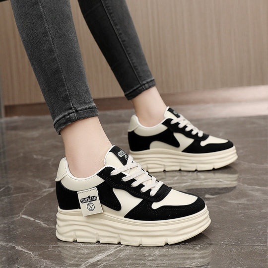Damen Sportliche Chunky Sneakers mit dämpfendem Sohlenprofil und modischem Design EB