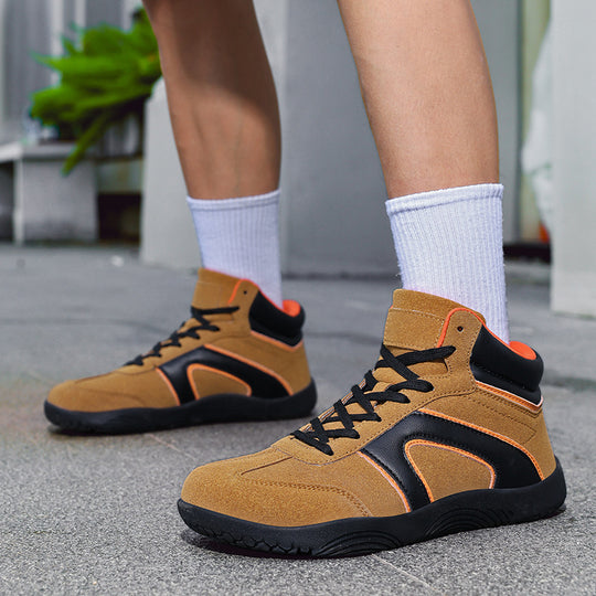 Damen Sportliche High-Top Sneaker mit strapazierfähigem Obermaterial und rutschfester Sohle EB
