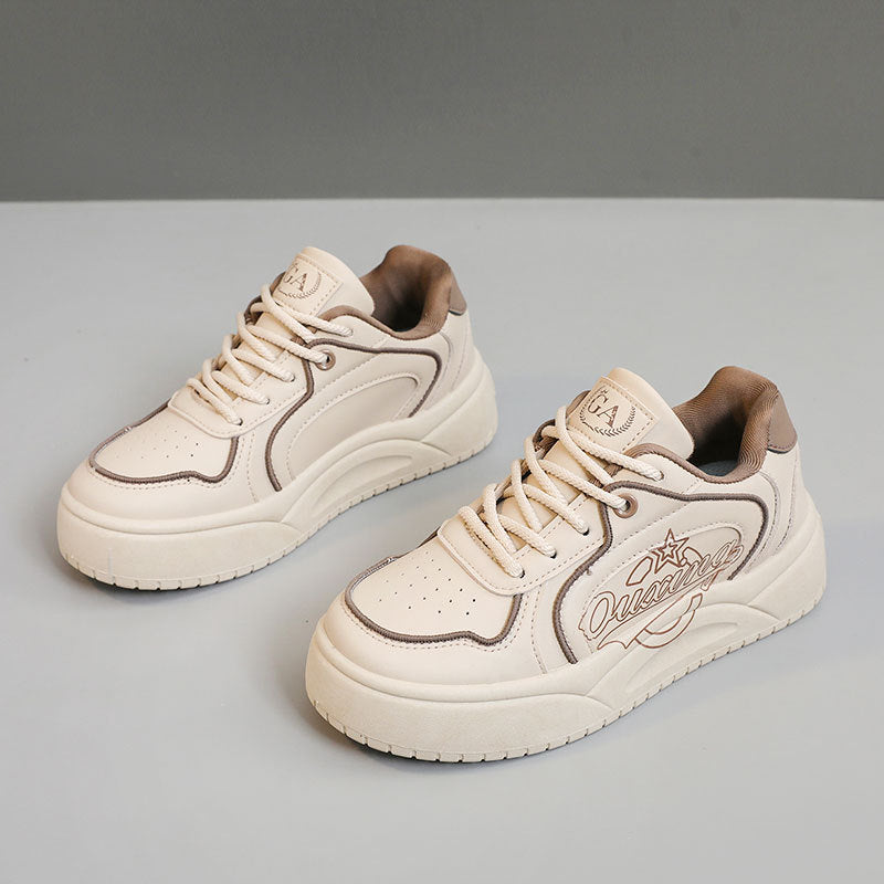 Damen trendige Sneaker mit sportlichem Design und hochdämpfender Laufsohle EB