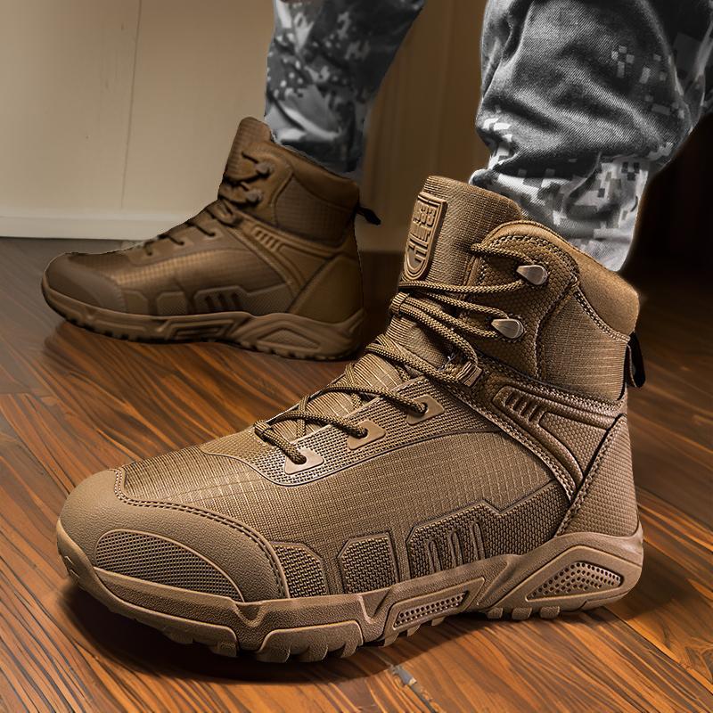 Herren Tactical Stiefel mit robuster Sohle und atmungsaktivem Obermaterial EB