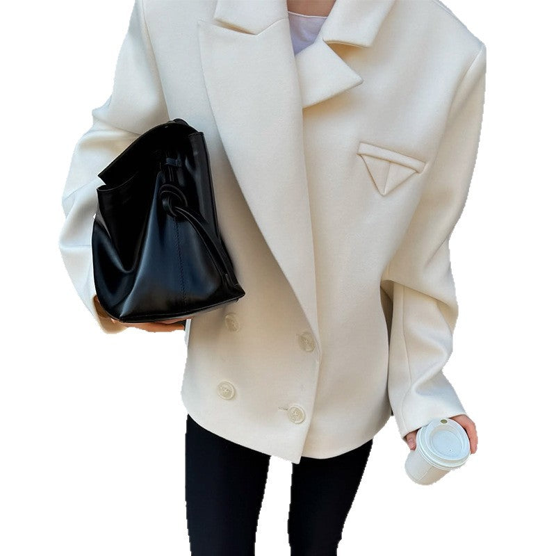 Damen oversized Wollblazer EB