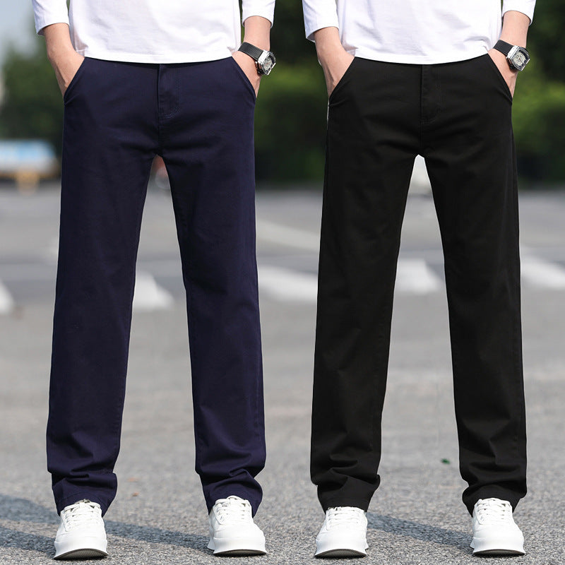 Herren Chinos mit schmalem Schnitt und elastischem Bund EB