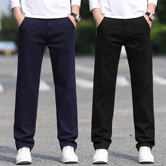 Herren Chinos mit schmalem Schnitt und elastischem Bund EB