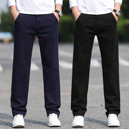 Herren Chinos mit schmalem Schnitt und elastischem Bund EB